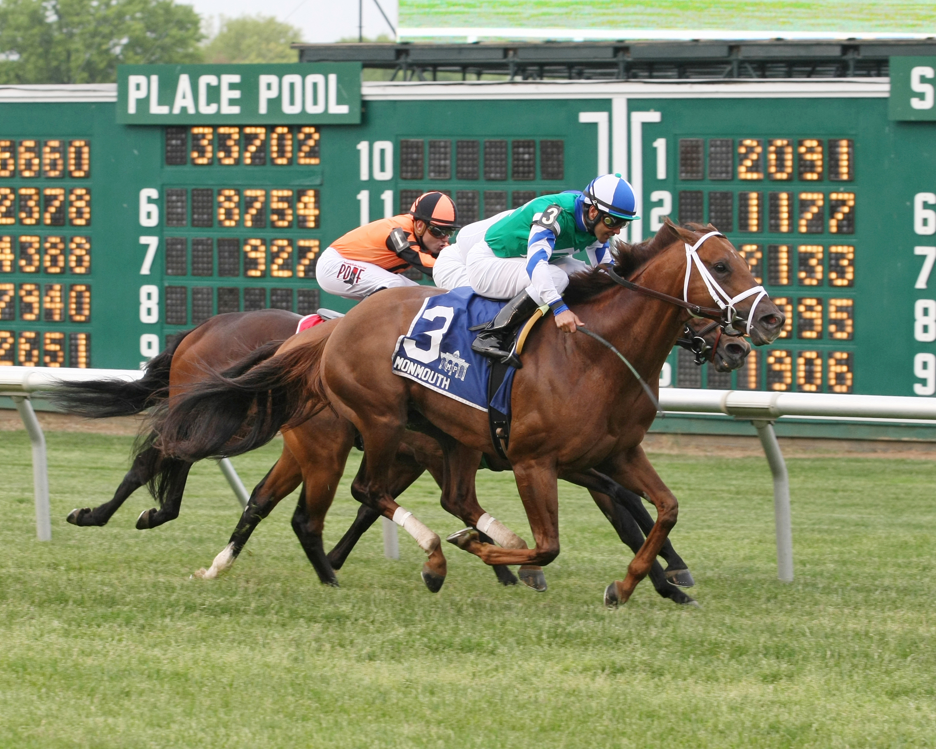 Winning Cause wins the Red Bank Stakes