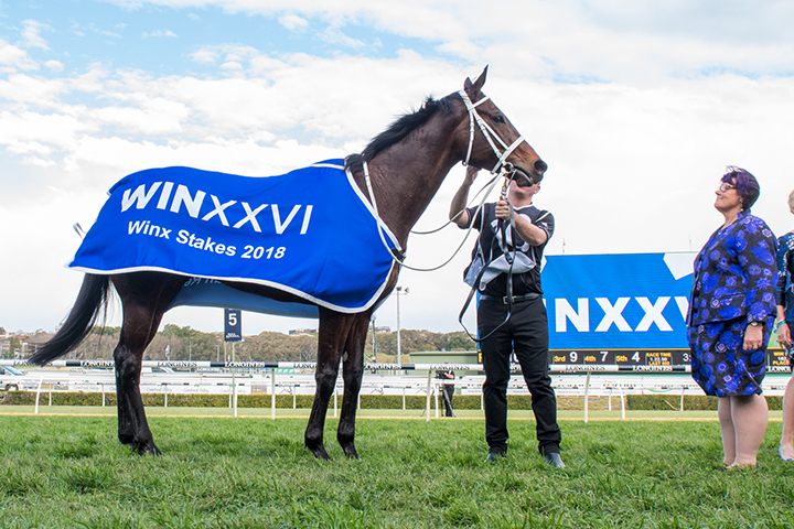 Winx with Debbie Kepitis in 2018
