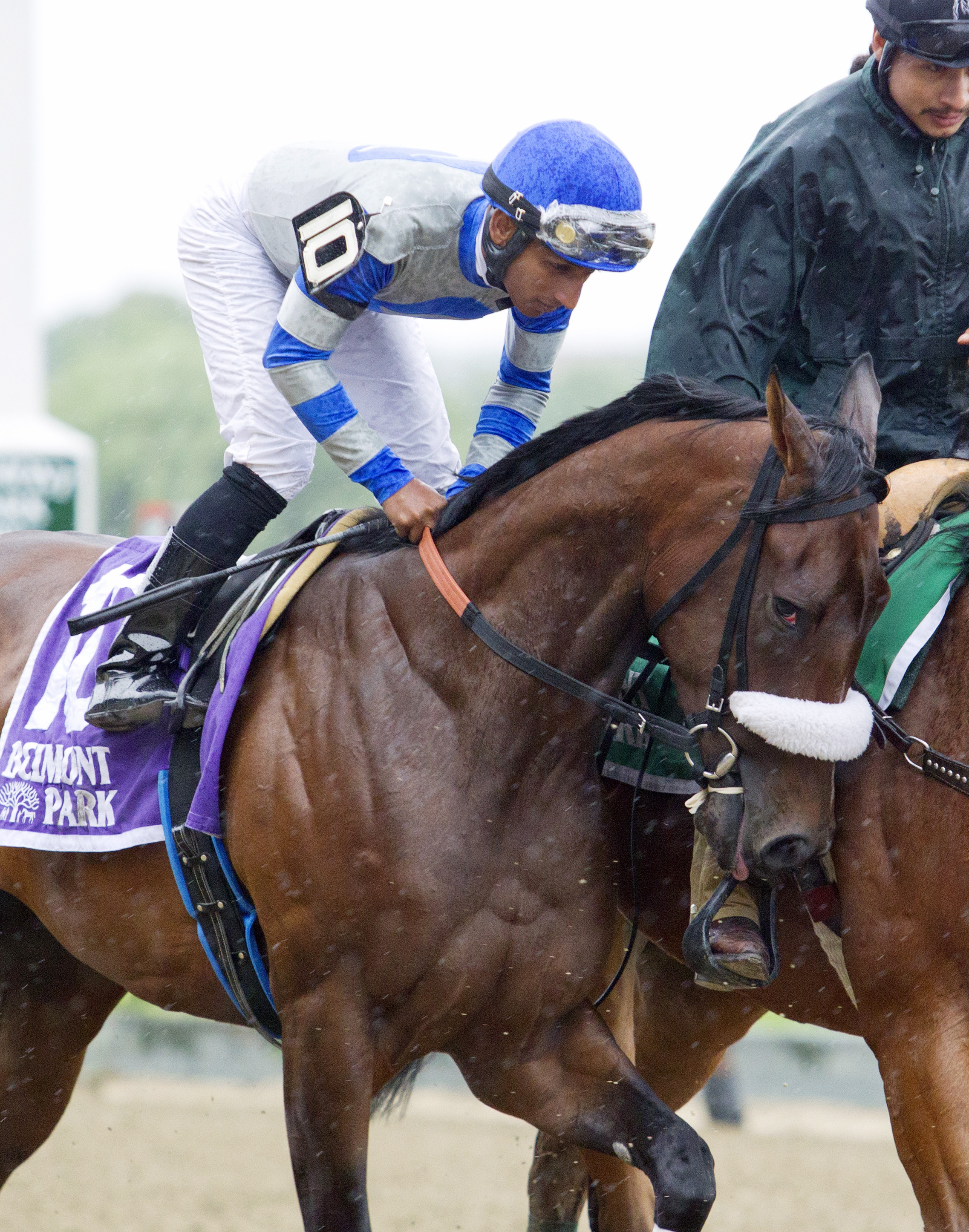 Wonder Gal finishes second in the Mother Goose