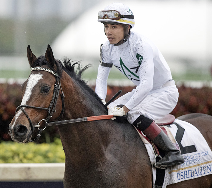 Yoshida at the Pegasus World Cup
