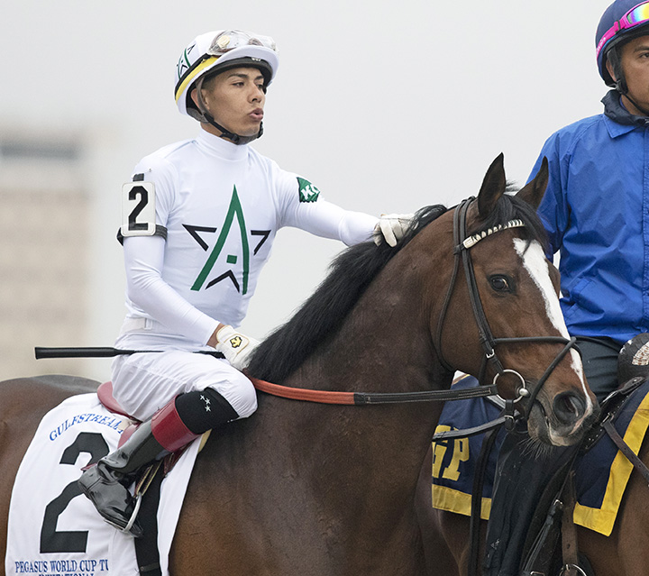Yoshida at the Pegasus World Cup