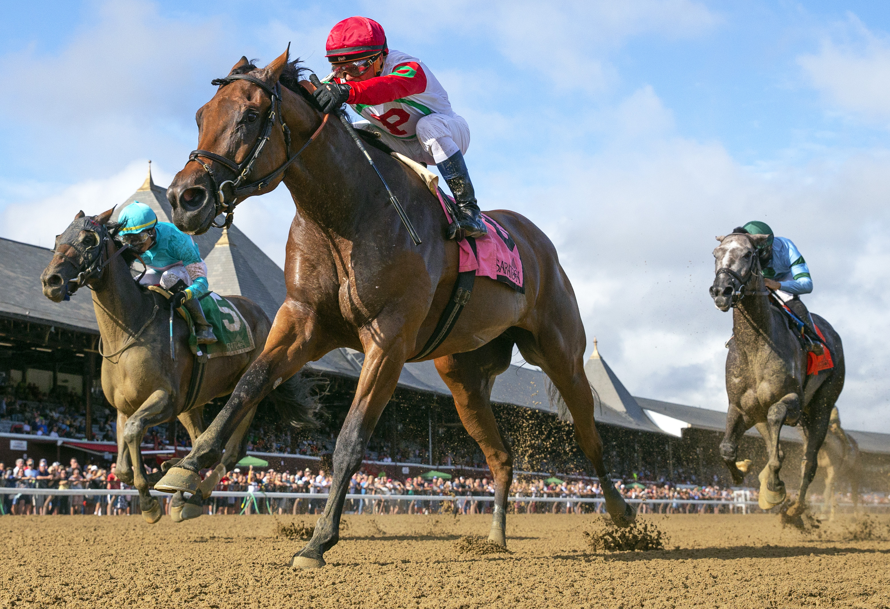 Your Love wins the 2018 Shine Again Stakes