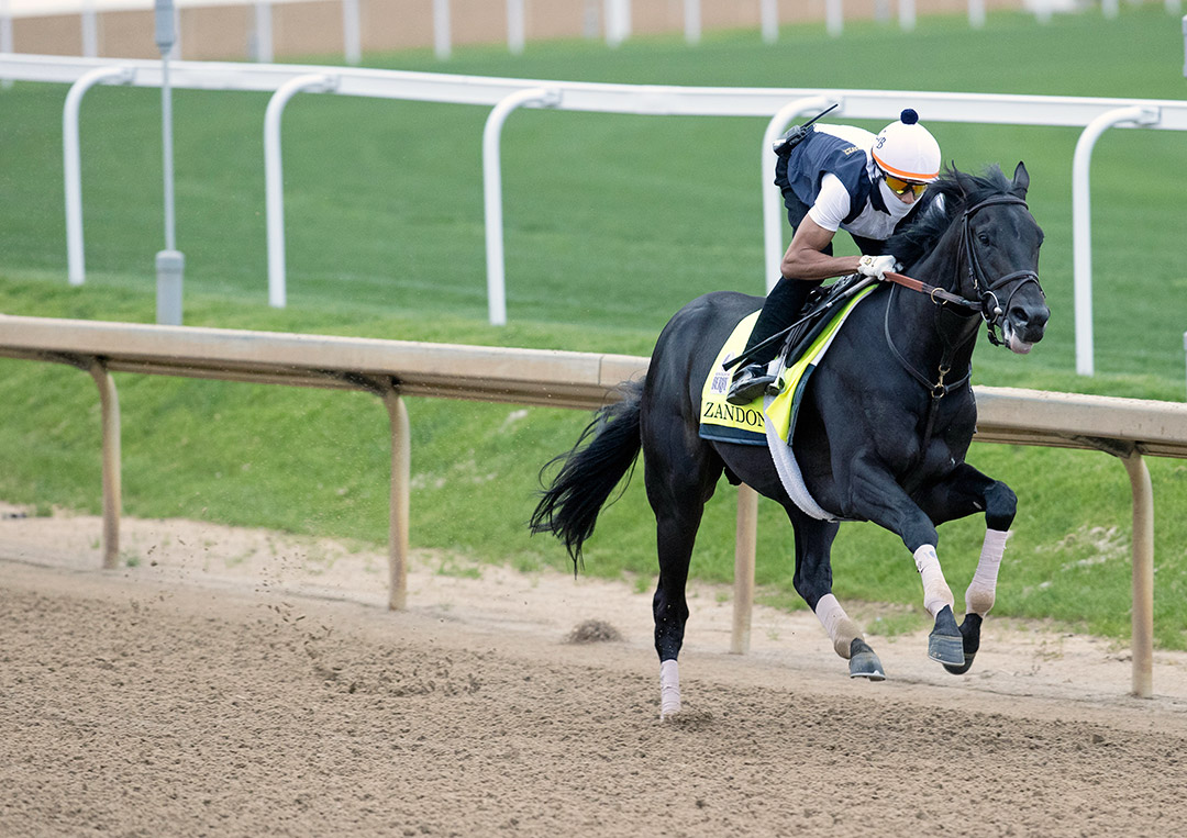 Zandon works at Churchill Downs on April 29