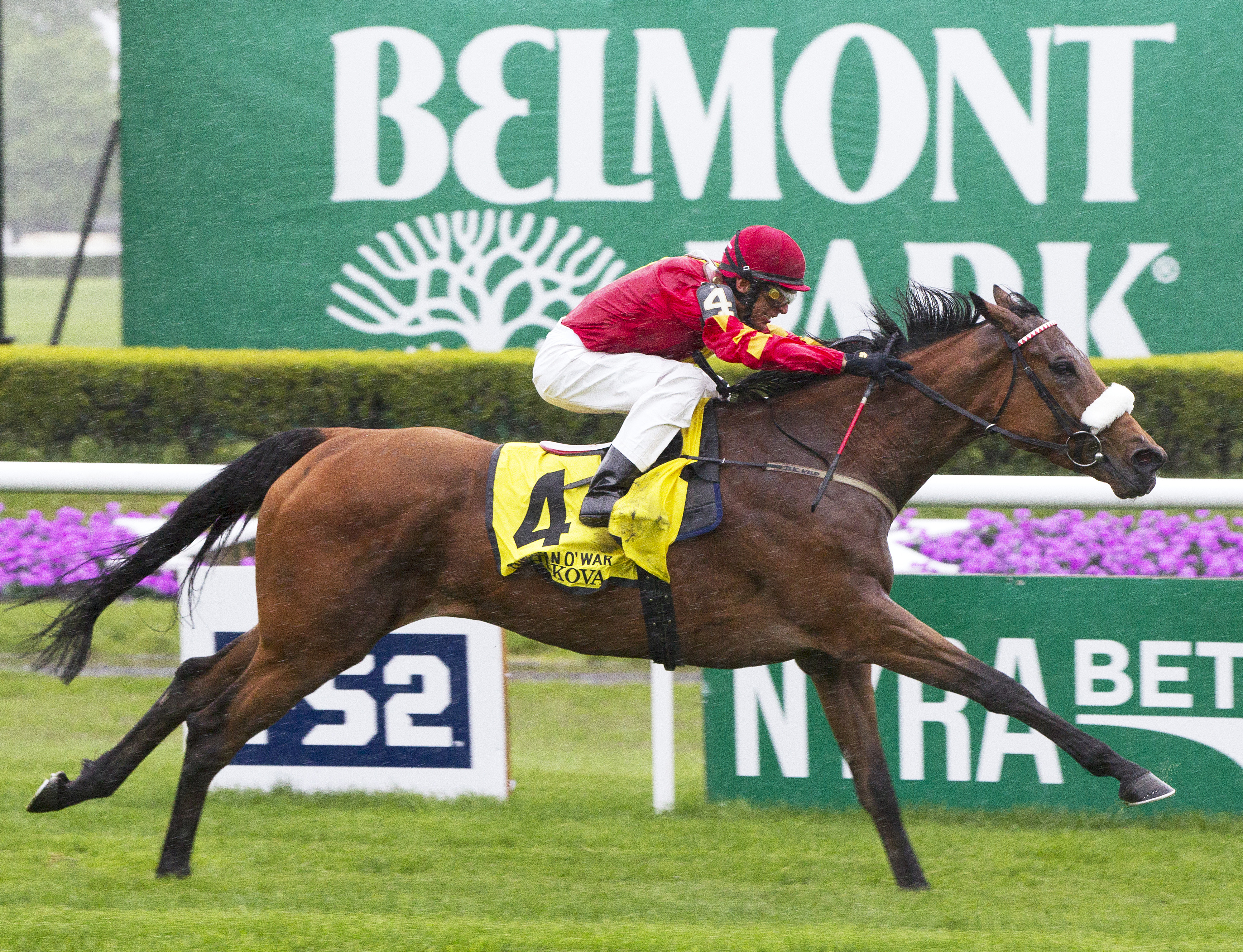 Zhukova wins the Man o' War Stakes