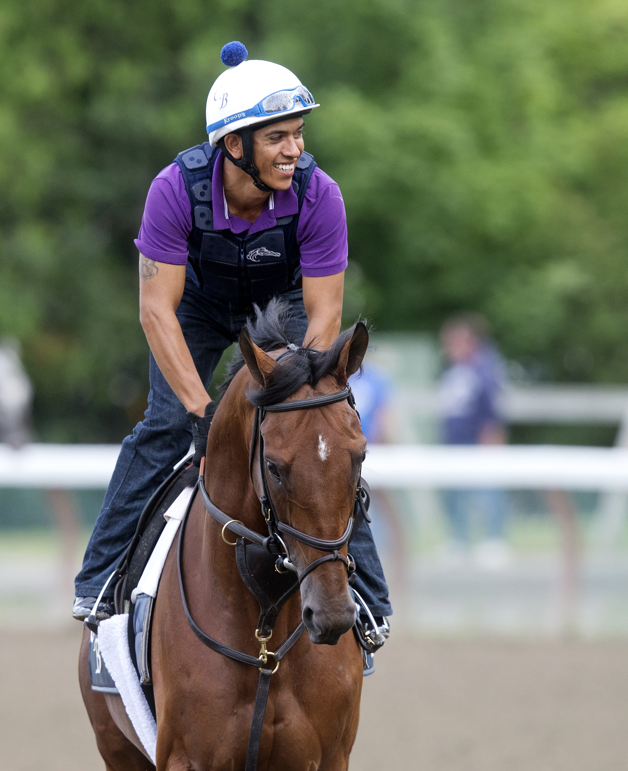 Zivo training at Saratoga