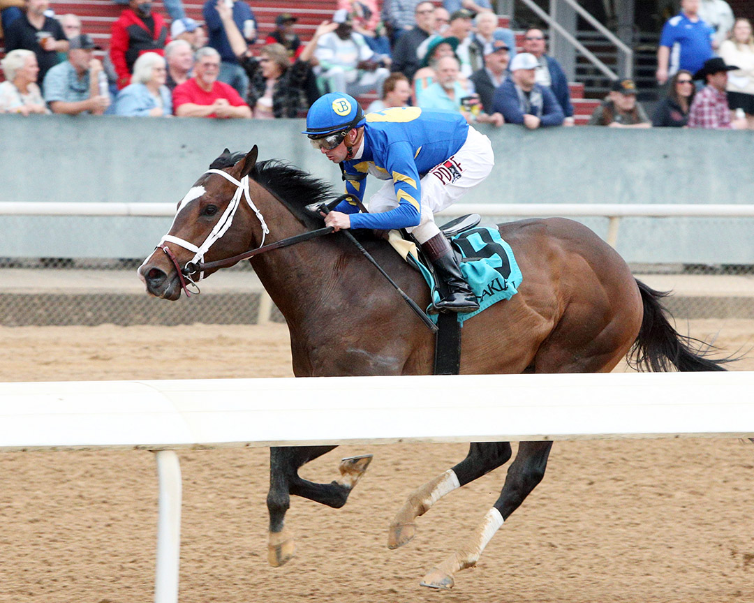 Zozos wins a Feb. 11 allowance at Oaklawn Park