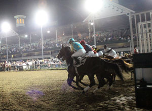 Racing under the lights at Churchill Downs