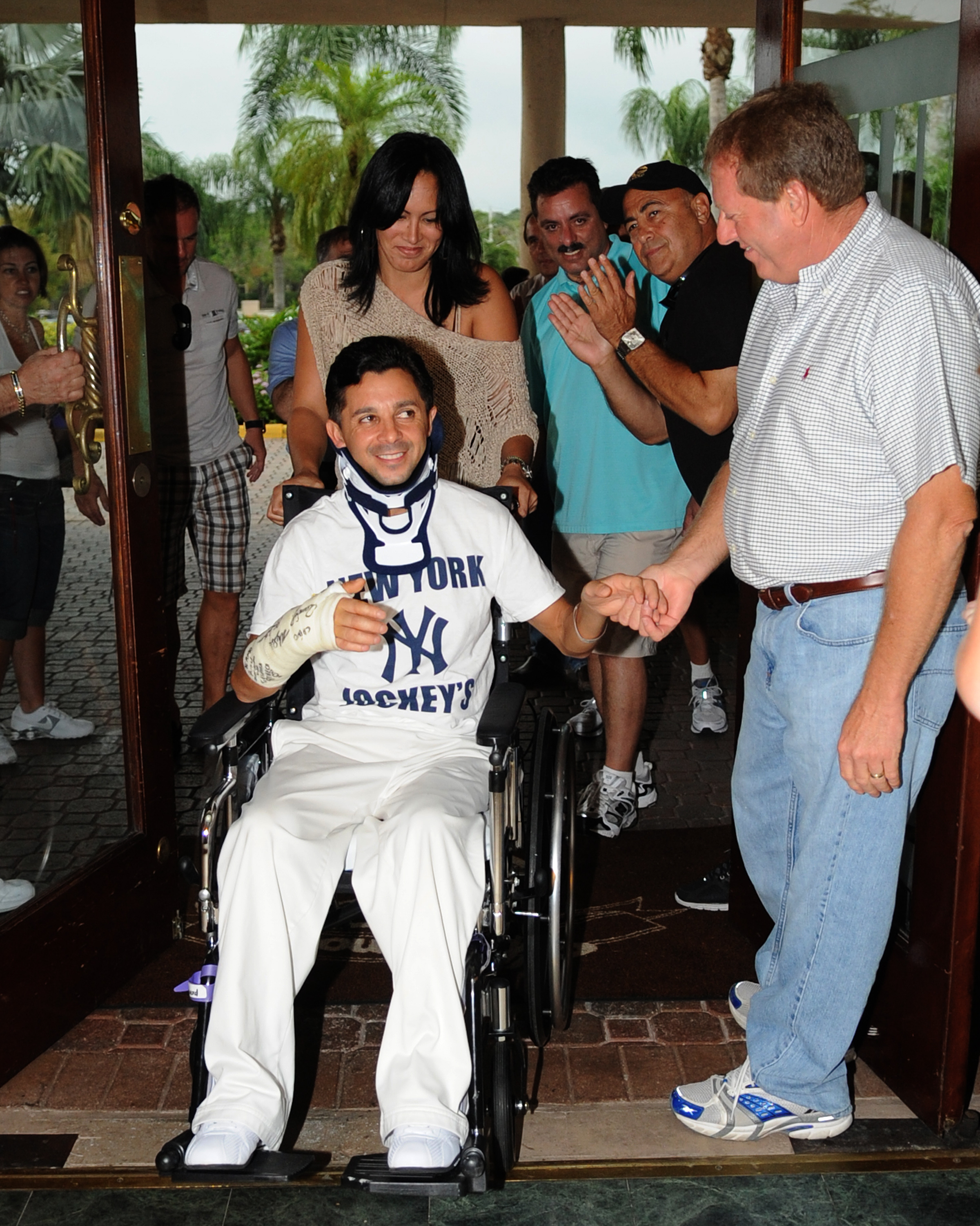 Eibar Coa at golf benefit