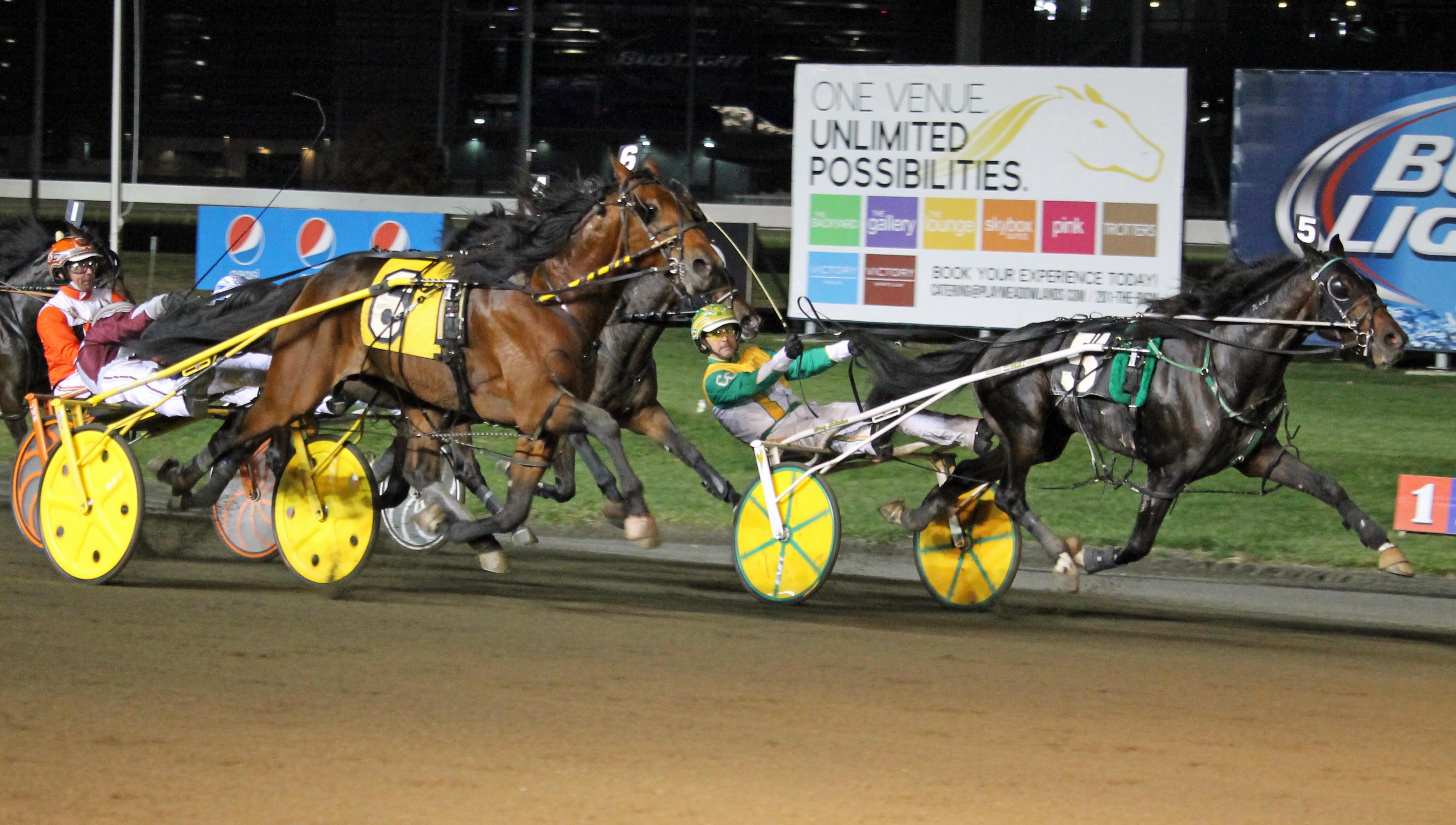 Dead-heat valley victory