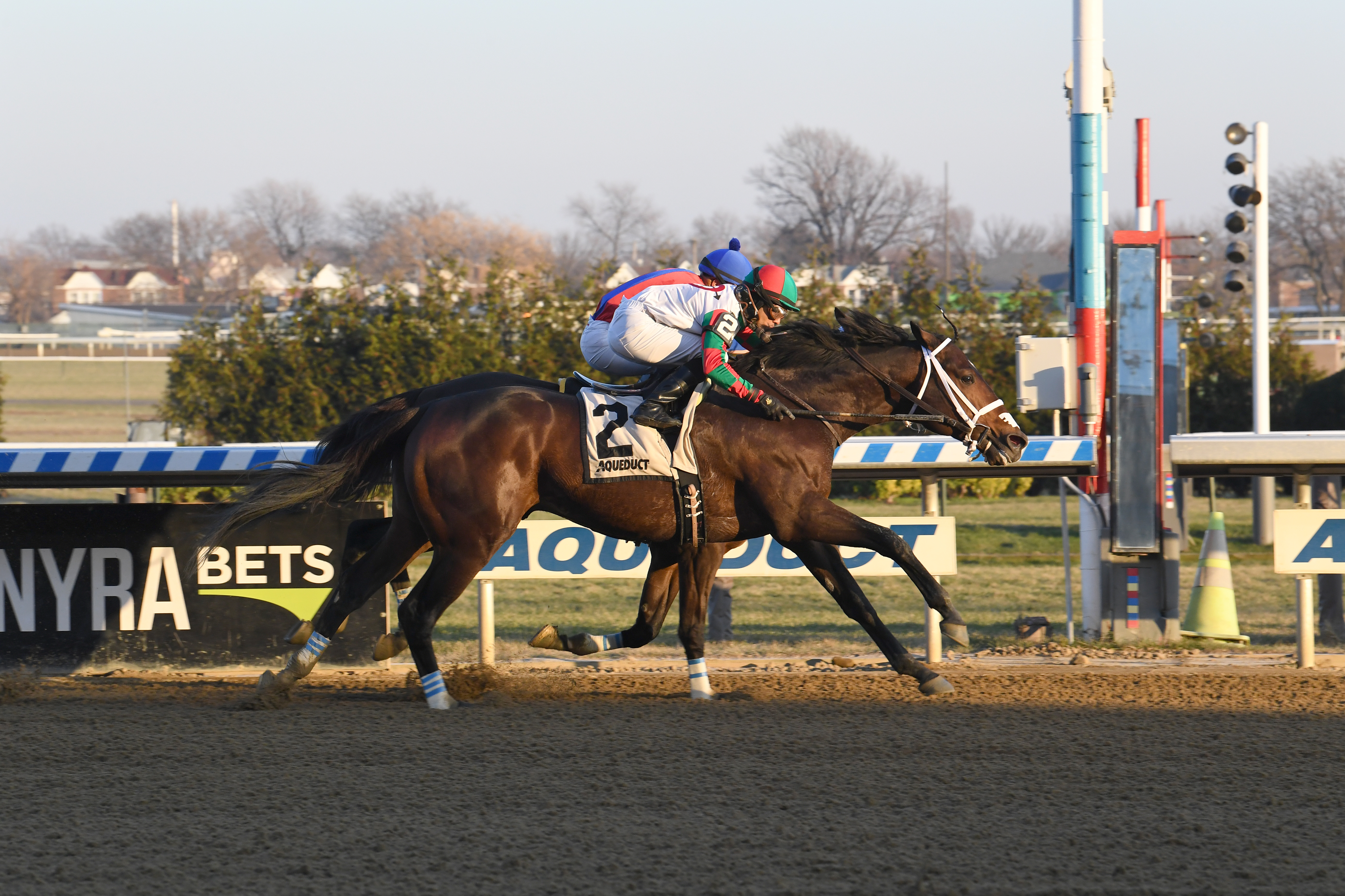 Firenze Fire wins the 2019 Gravesend Stakes