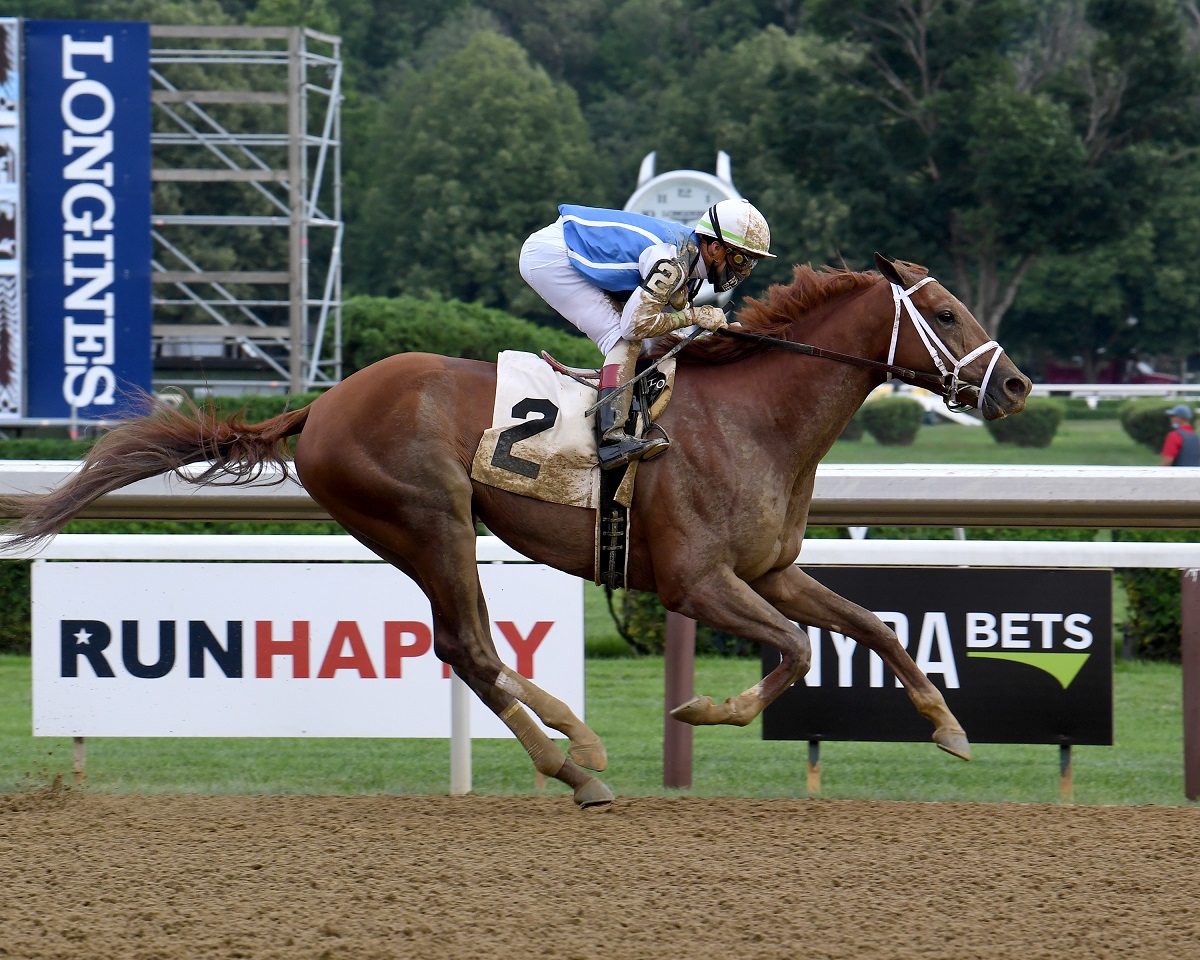 Happy Saver ganando en Saratoga