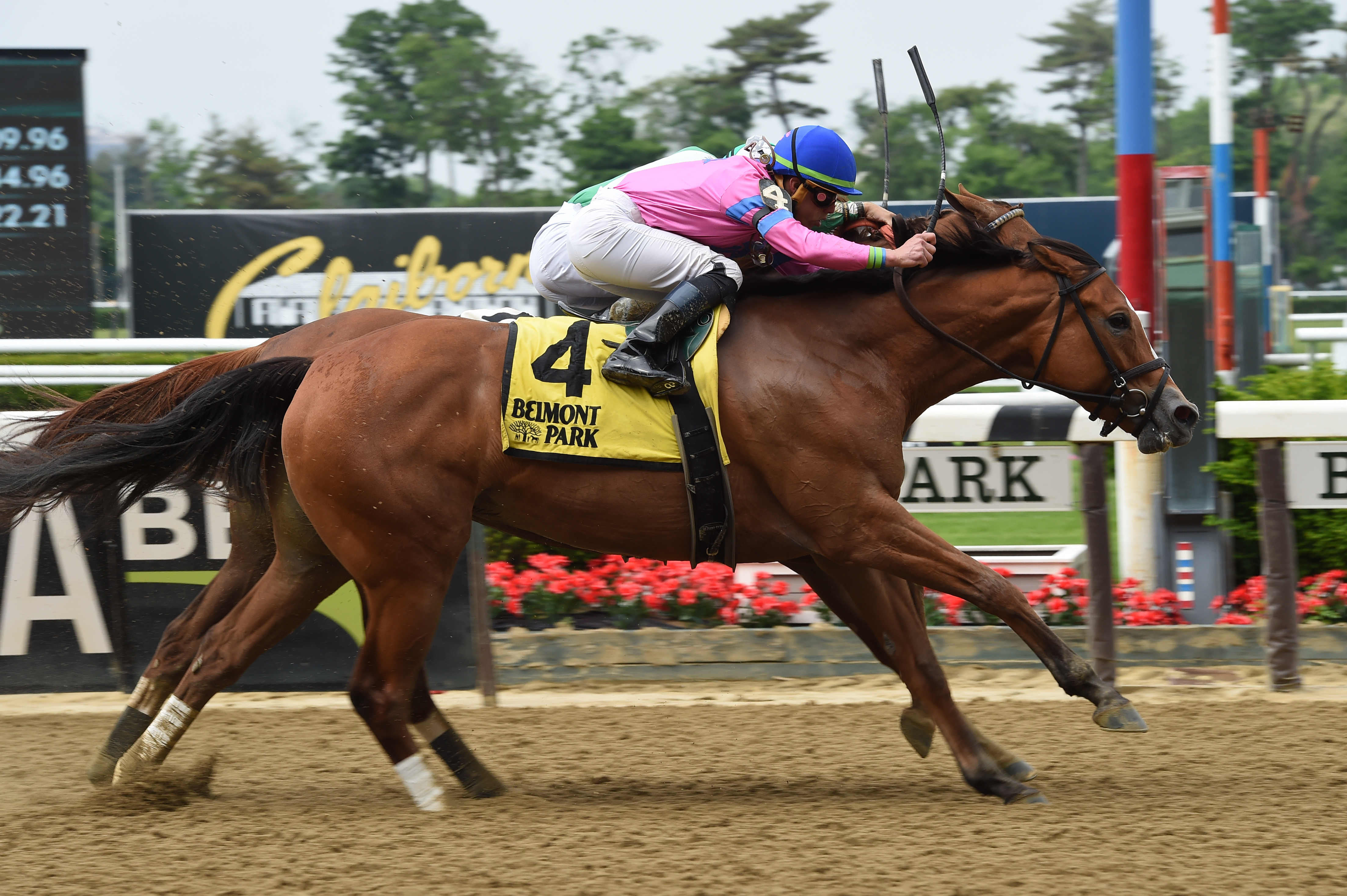 Holiday Disguise wins the 2018 Critical Eye Stakes