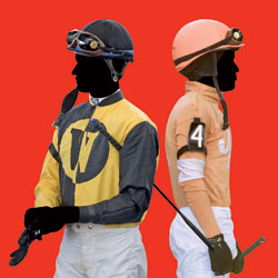 Fighting jockeys