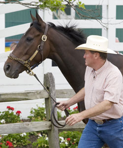 Larry Jones with Payton d'Oro