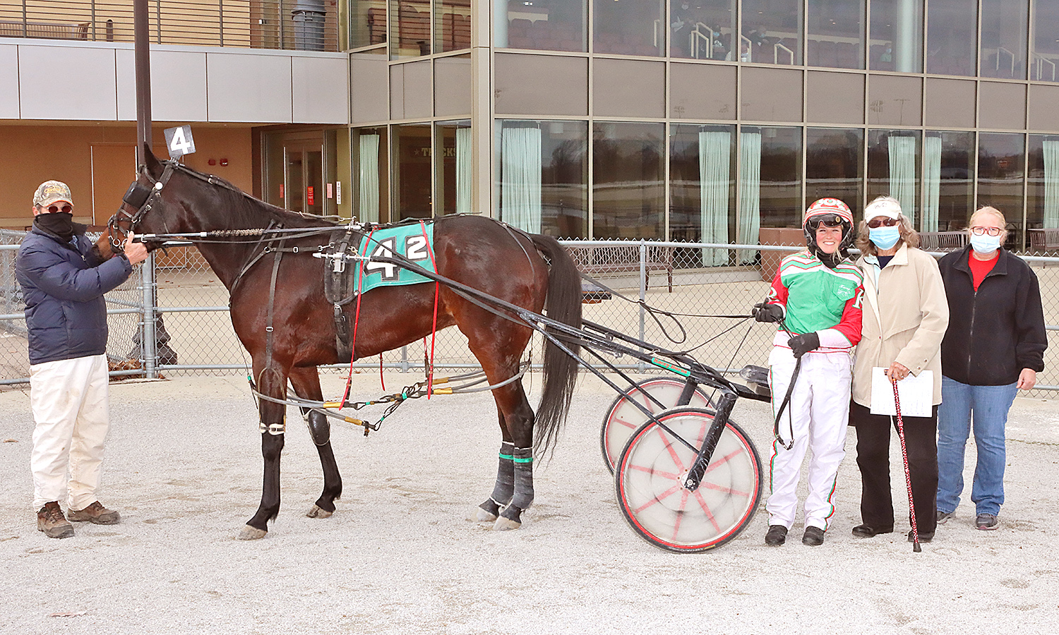 Kacey Burns first win