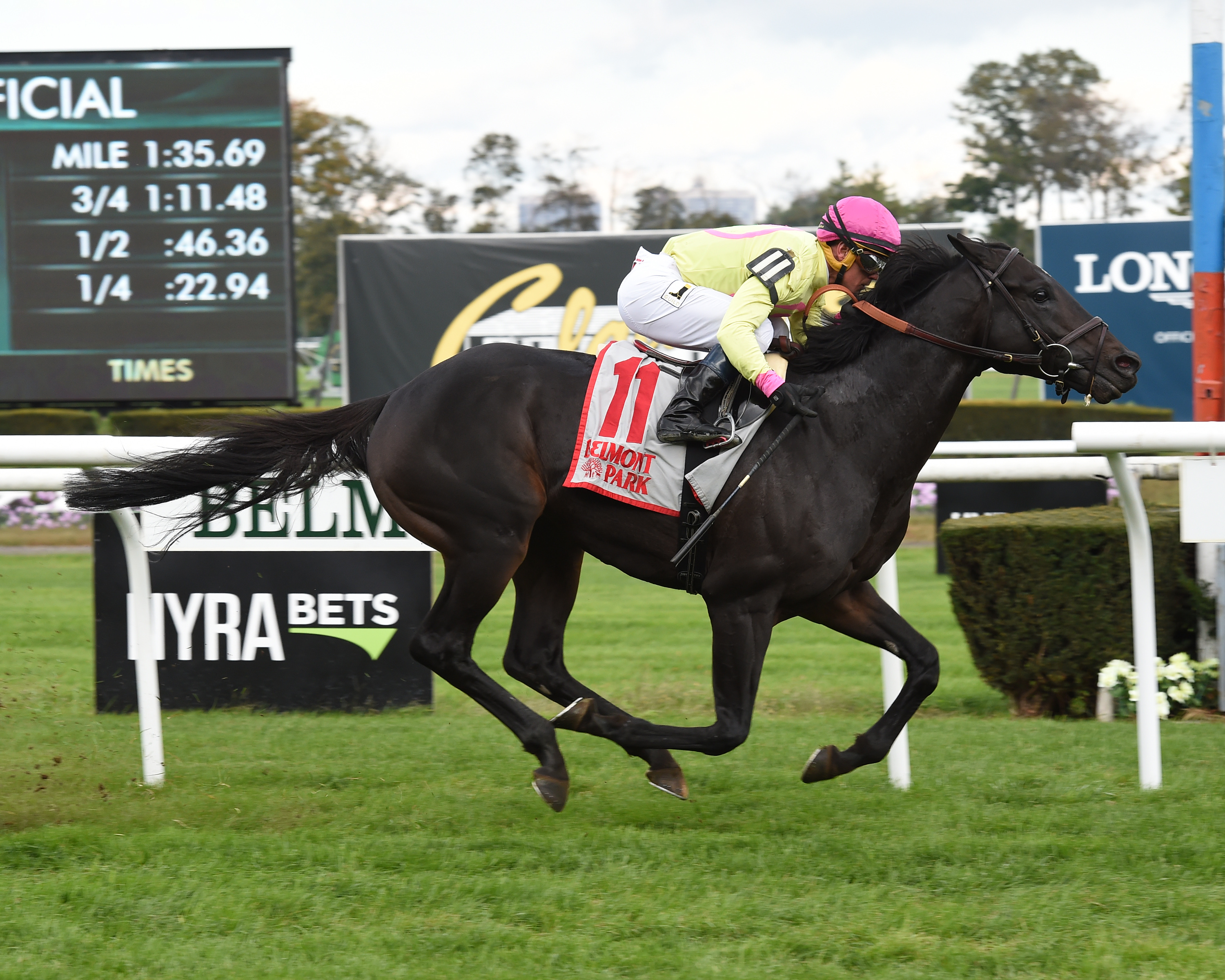 Offering Plan wins the 2018 Mohawk Stakes