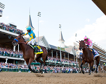 American Pharoah wins Kentucky Derby marquee