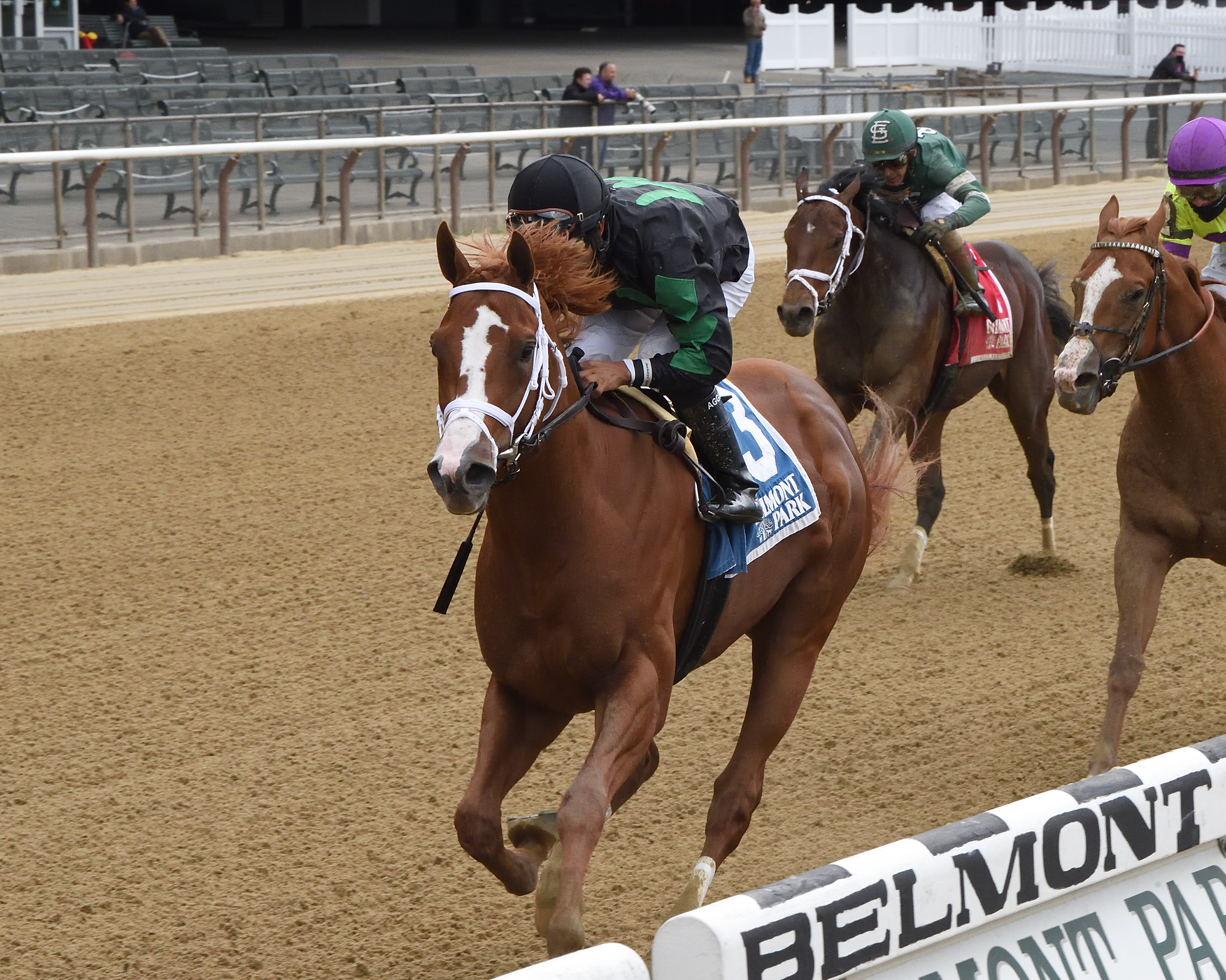 Promise Keeper wins the Peter Pan Stakes 5-8-2021