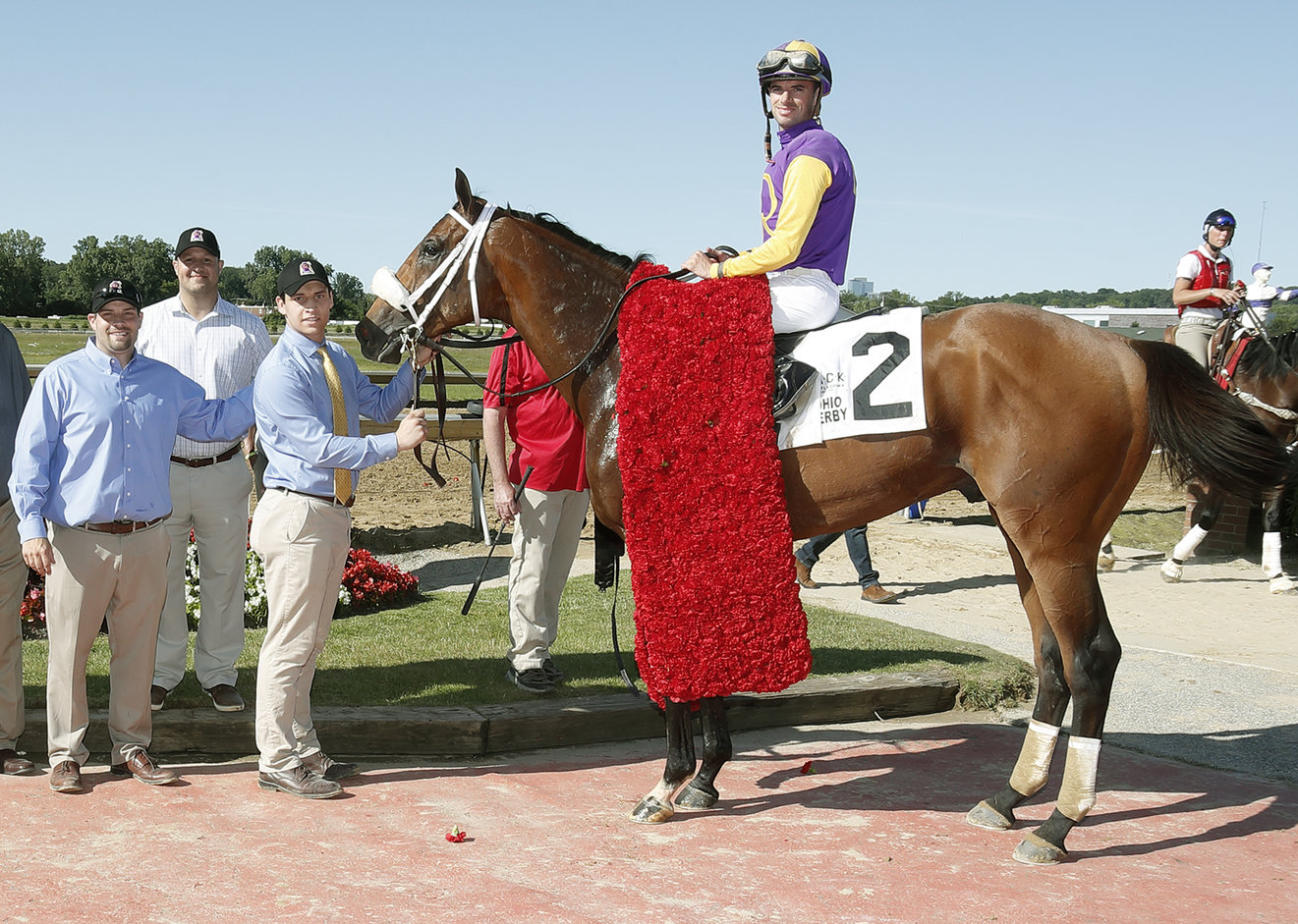 Owendale after winning the 2019 Ohio Derby