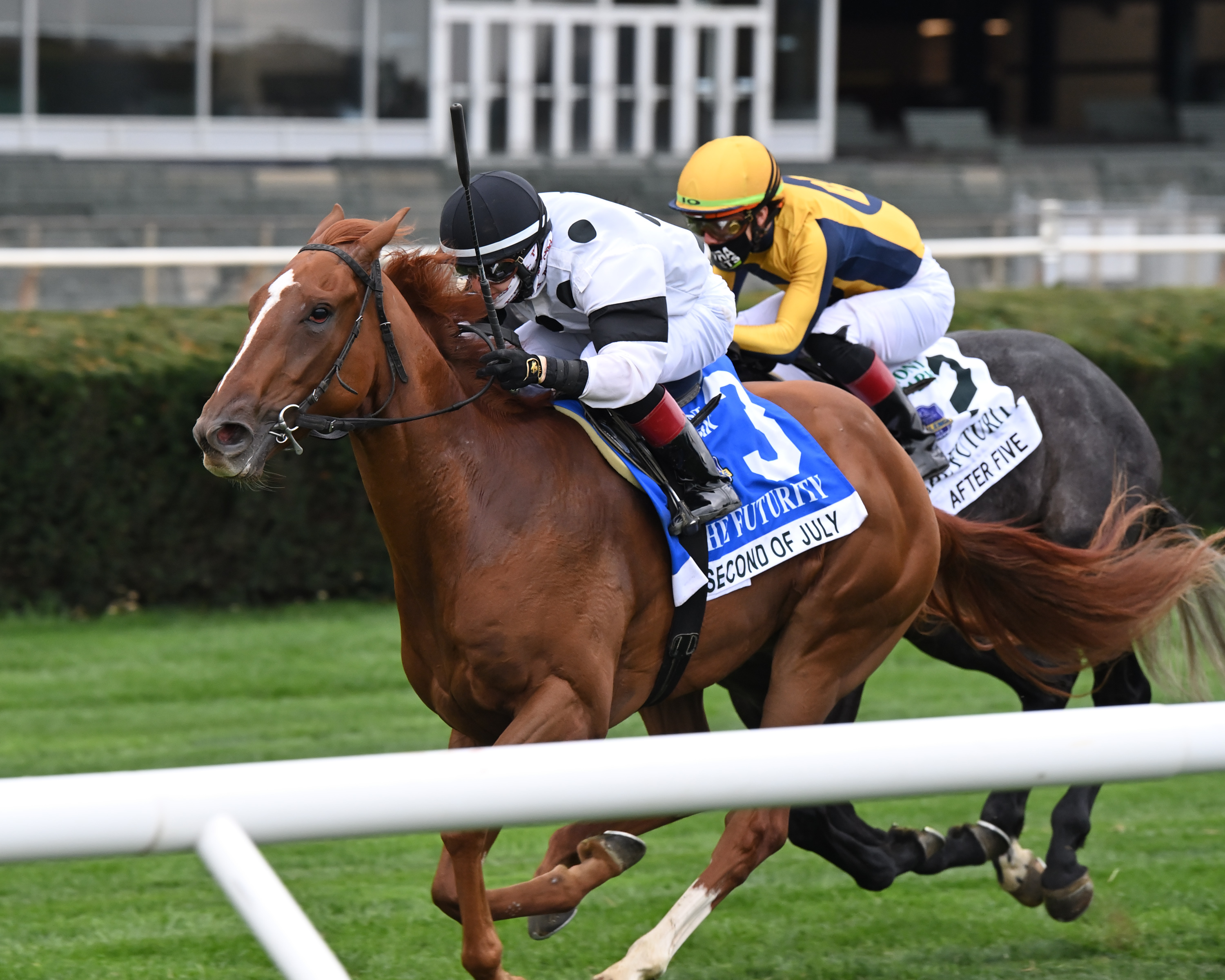 Second of July wins Belmont Futurity 10-11-2020