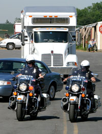 Smarty Jones motorcade