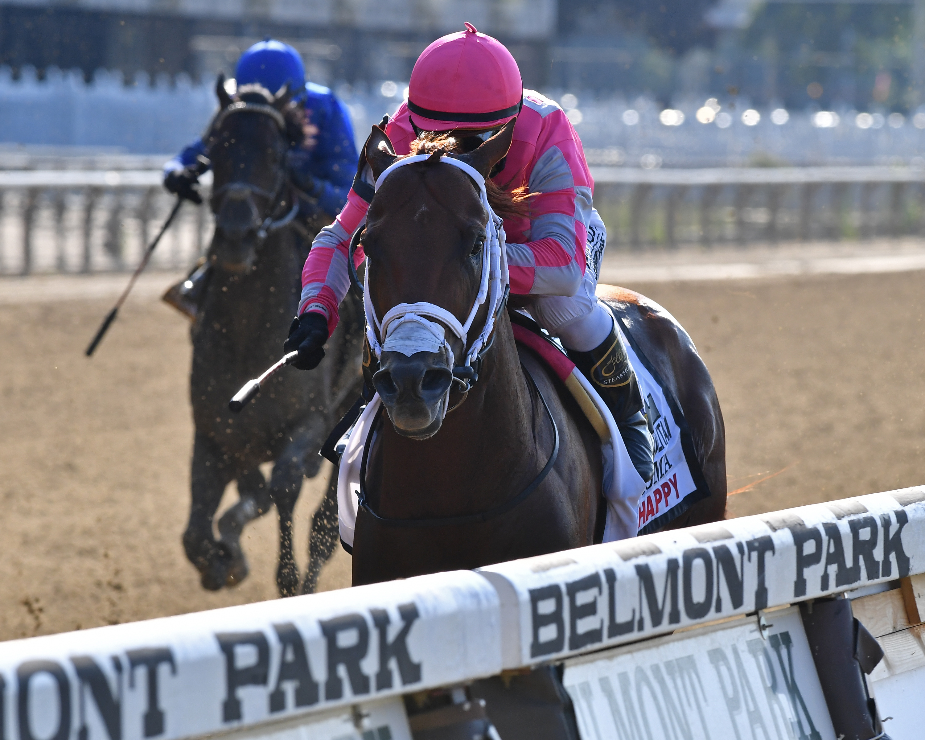 Vekoma wins the 2020 Met Mile at Belmont Park