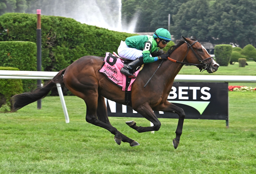 Kick a Buck wins maiden at SAR Aug 4 2024