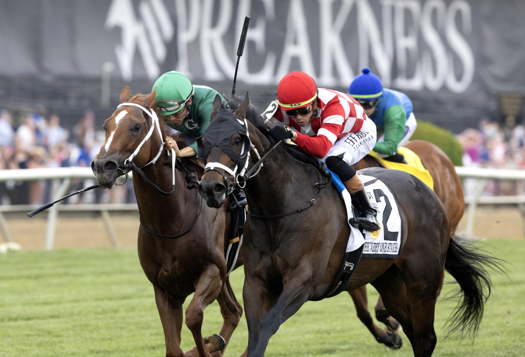 Bosserati (No. 2) beats Accomplished Girl in The Very One at PIM May 16 2025