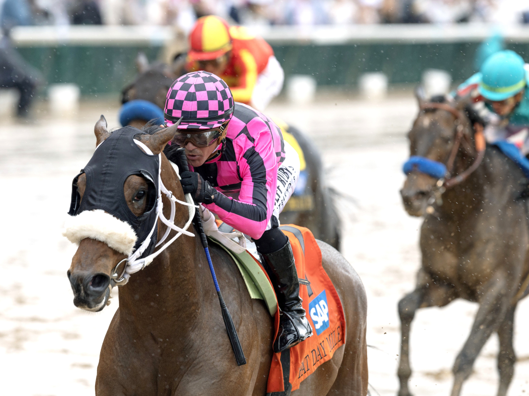 Macho Music wins Pat Day Mile at CD May 3 2025