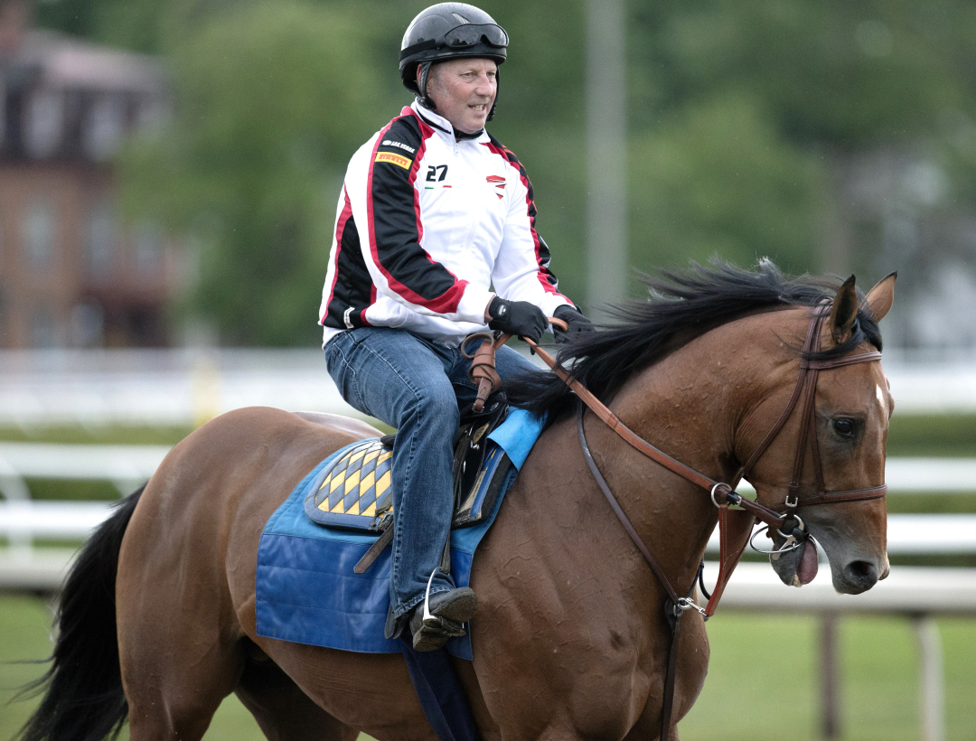 Citizen Bull trains at SAR June 2 2025