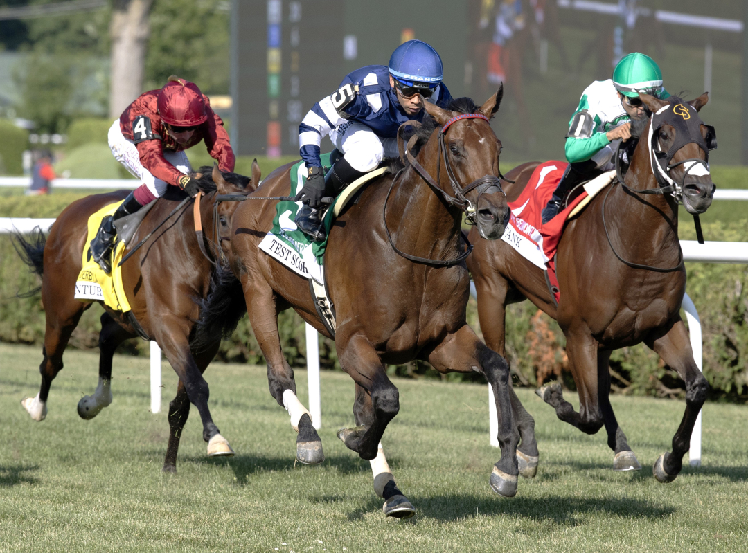 Test Score wins Belmont Derby at SAR July 4 2025