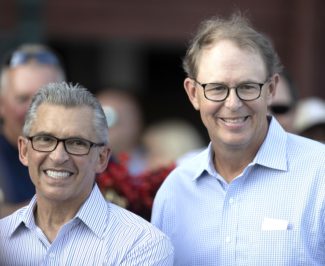 Kenny Troutt (left).Elliott Walden Aug 27 2021