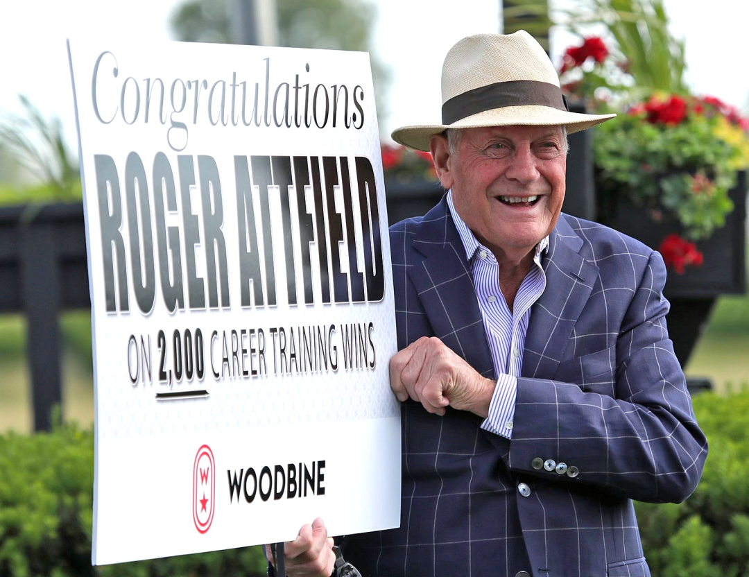 Roger Attfield at WO 2,000 wins July 2 2022