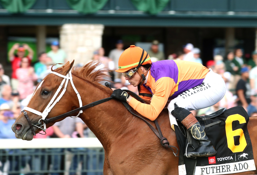 Further Ado wins Blue Grass at KEE April 4 2026