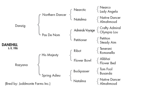 Danehill pedigree