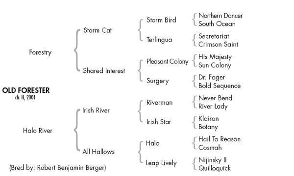Old Forester pedigree