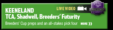 Keeneland TCA, Shadwell, Breeders' Futurity