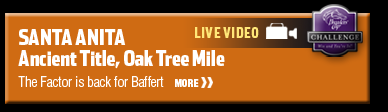 Santa Anita Ancient Title, Oak Tree Mile