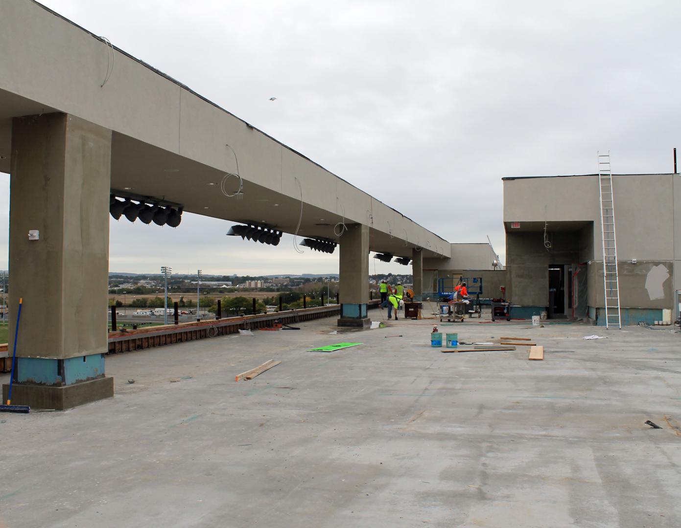 Fourth floor outside bar of the New Meadowlands.